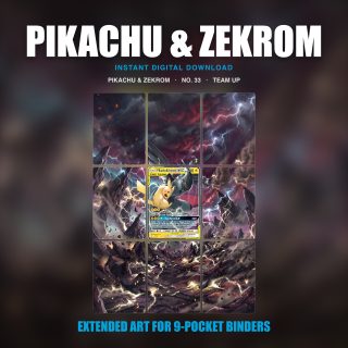 Pikachu Zekrom #33 — Team Up (Binder Insert)