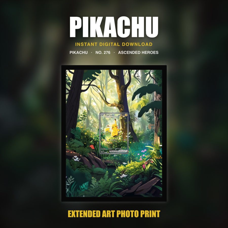 Pikachu #276 — Ascended Heroes (Print Art)