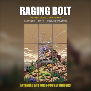 Raging Bolt #166 — Prismatic Evolutions (Binder Insert)