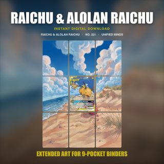 Raichu Alolan Raichu #221 — Unified Minds (Binder Insert)