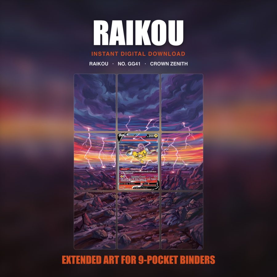 Raikou #gg41 — Crown Zenith (Binder Insert)
