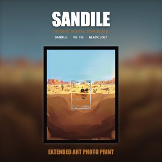Sandile #135 — Black Bolt (Print Art)