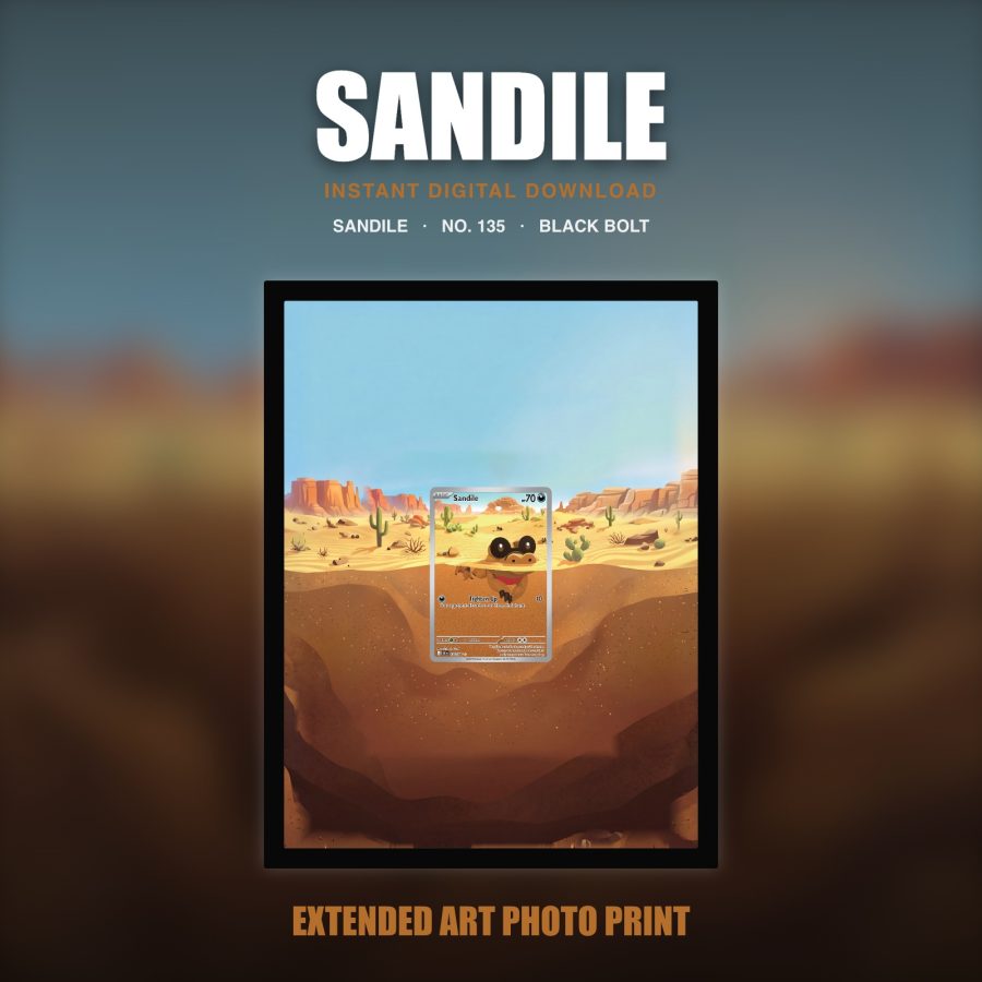 Sandile #135 — Black Bolt (Print Art)