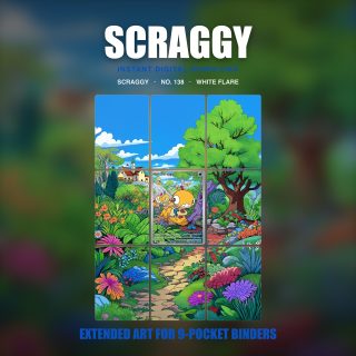 Scraggy #138 — White Flare (Binder Insert)