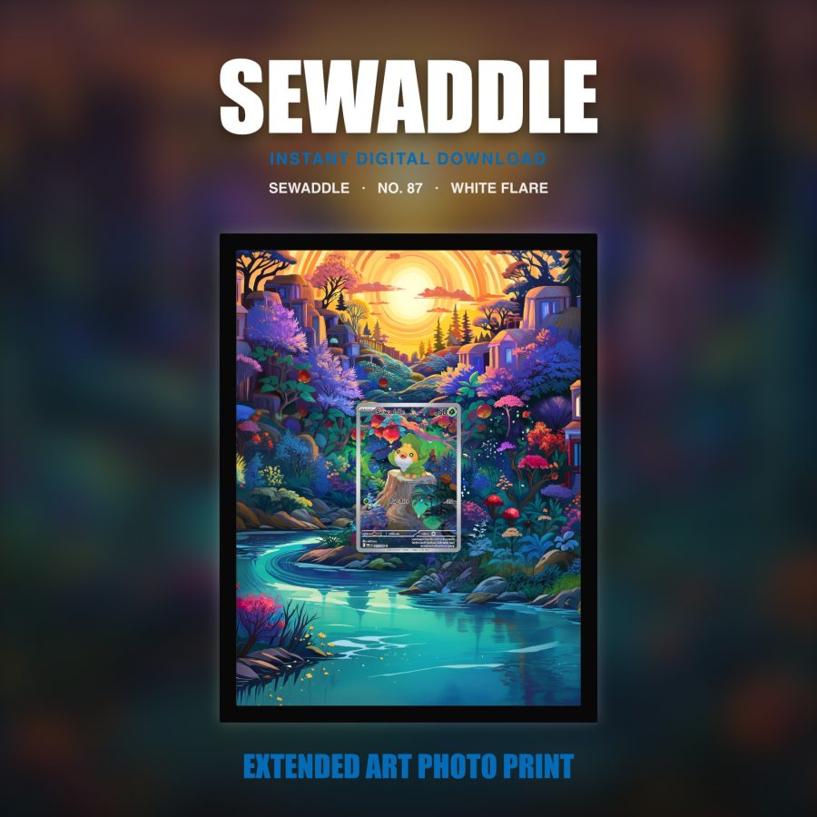 Sewaddle #87 — White Flare (Print Art)