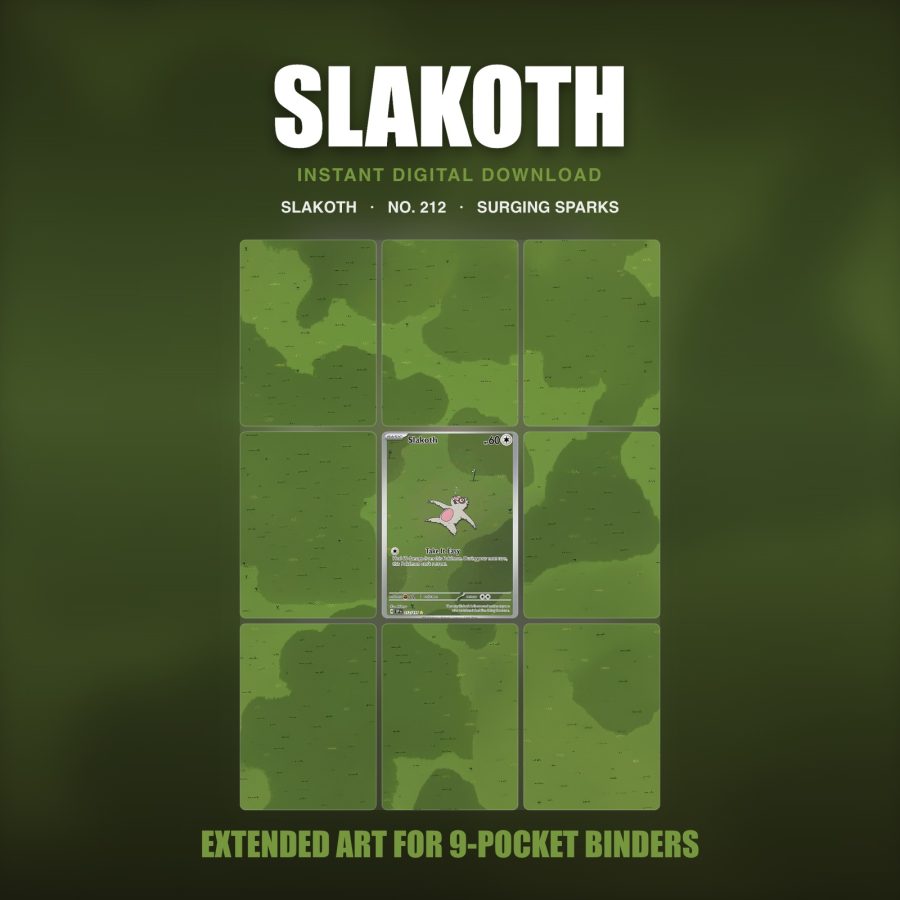 Slakoth #212 — Surging Sparks (Binder Insert)