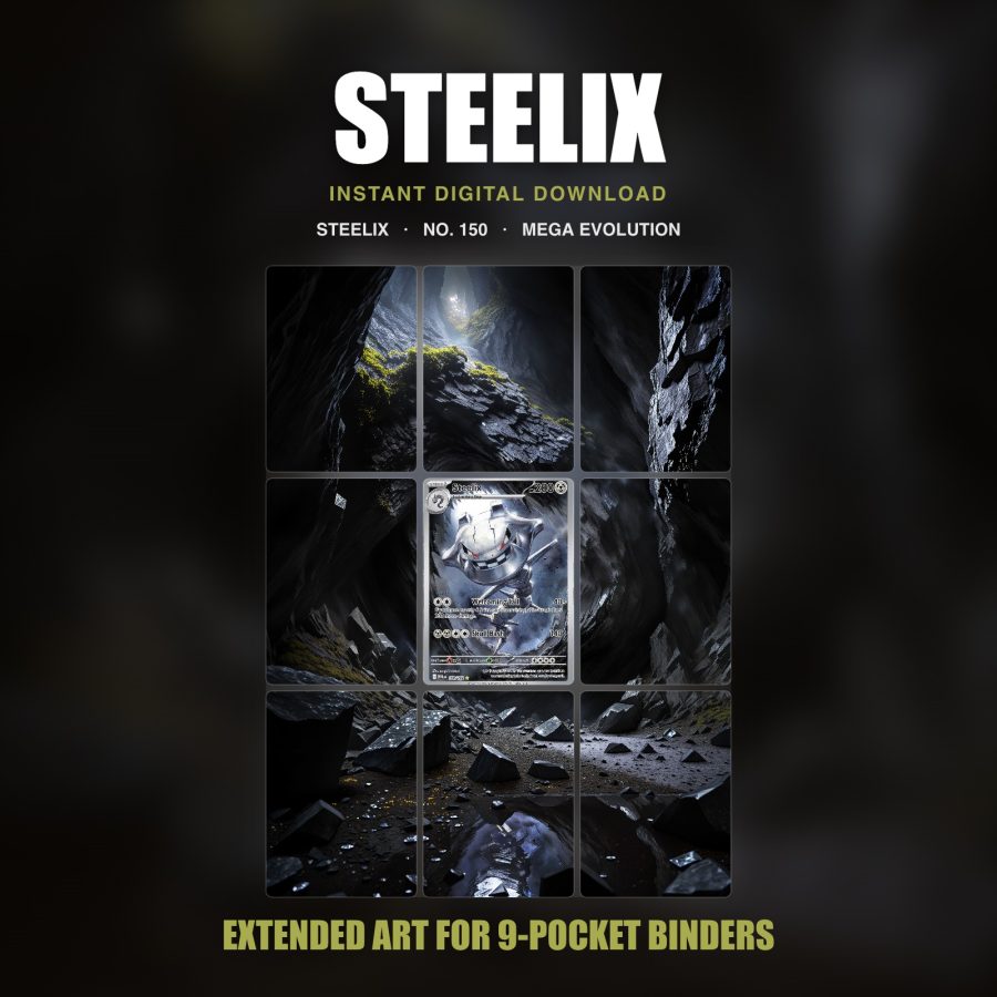 Steelix #150 — Mega Evolution (Binder Insert)