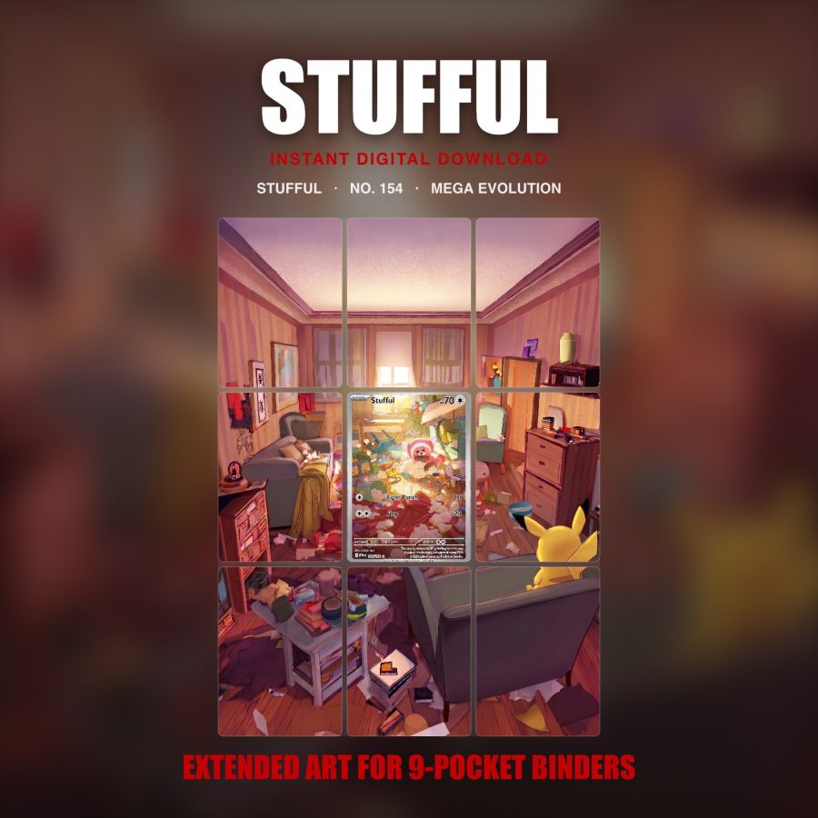 Stufful #154 — Mega Evolution (Binder Insert)