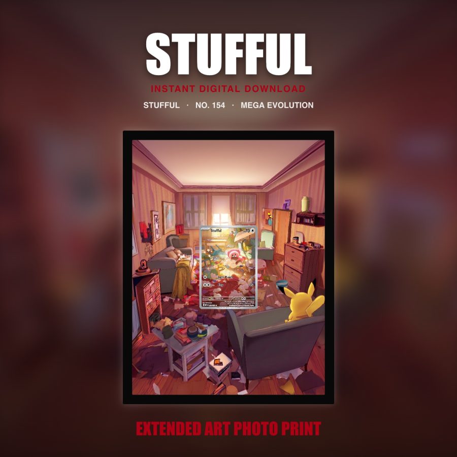 Stufful #154 — Mega Evolution (Print Art)