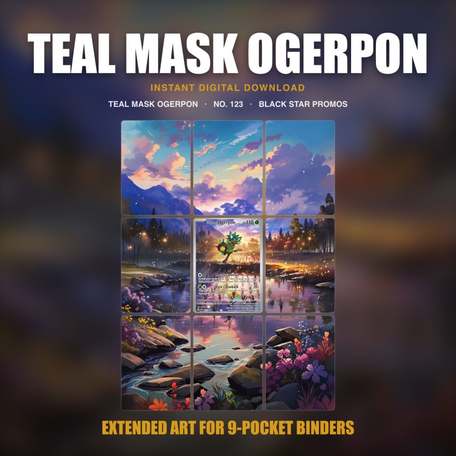 Teal Mask Ogerpon #123 — Black Star Promos (Binder Insert)