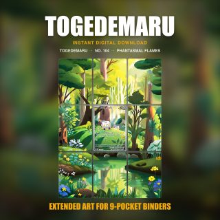 Togedemaru #104 — Phantasmal Flames (Binder Insert)
