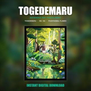 Togedemaru #104 — Phantasmal Flames (Print Art)