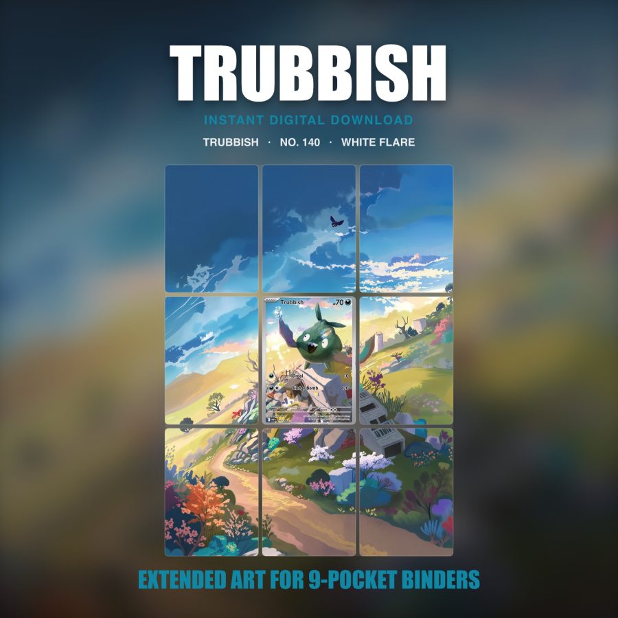 Trubbish #140 — White Flare (Binder Insert)
