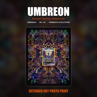 Umbreon #161 — Prismatic Evolutions (Print Art)