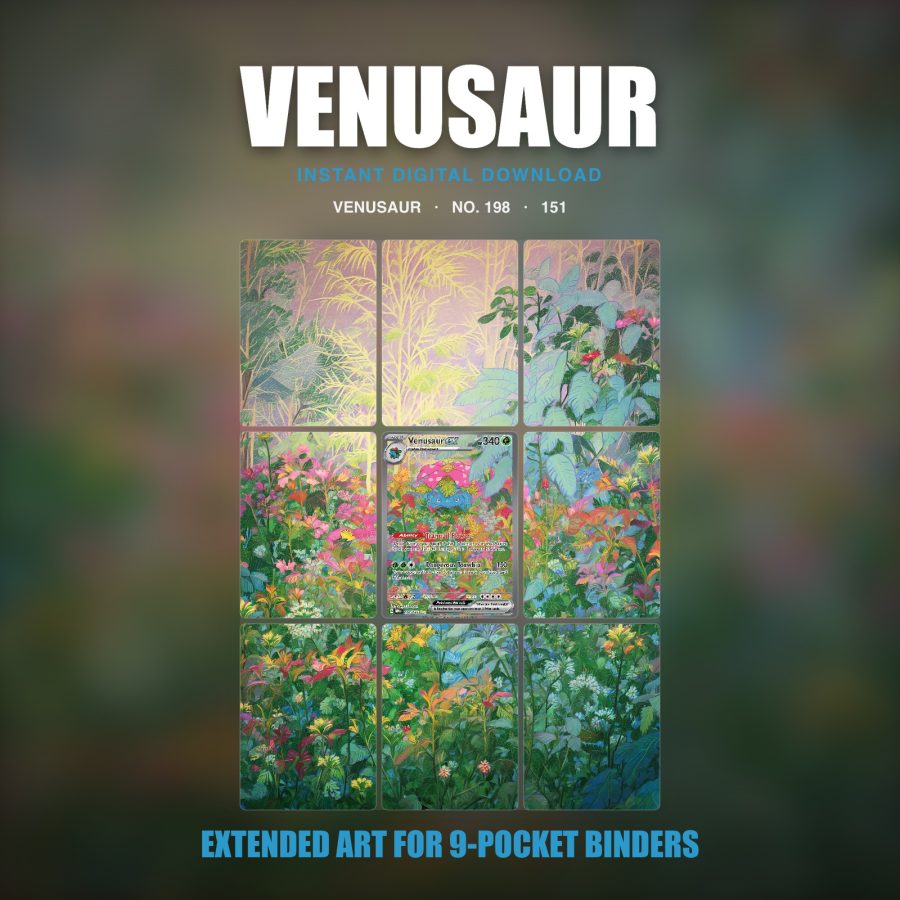 Venusaur #198 — 151 (Binder Insert)