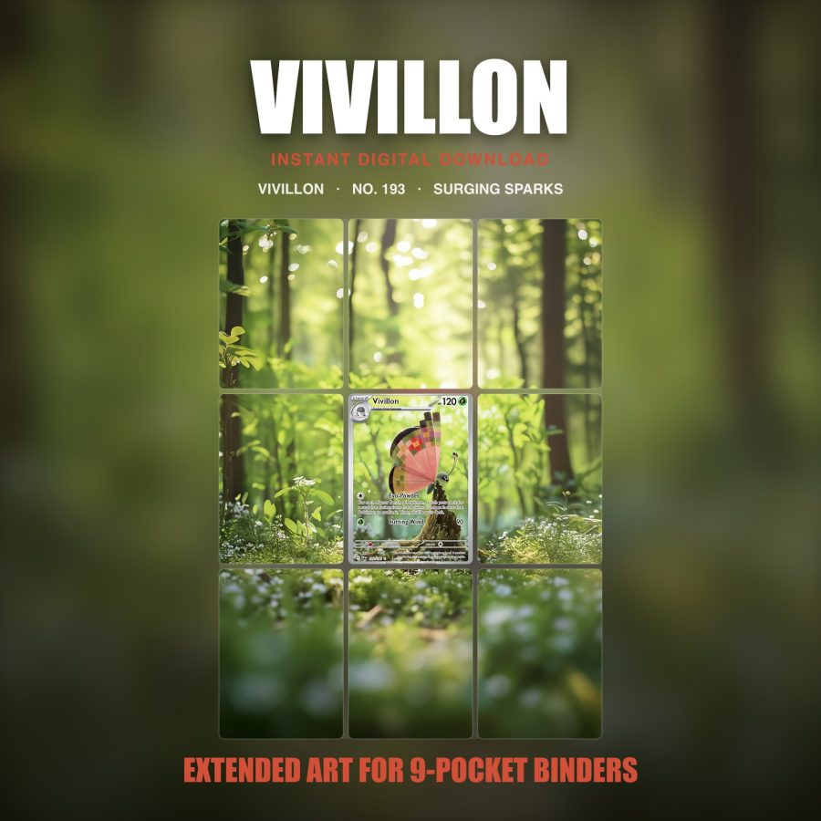 Vivillon #193 — Surging Sparks (Binder Insert)