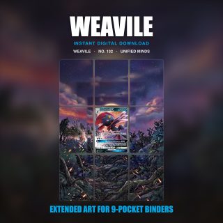 Weavile #132 — Unified Minds (Binder Insert)