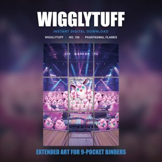 Wigglytuff #105 — Phantasmal Flames (Binder Insert)