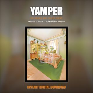 Yamper #99 — Phantasmal Flames (Print Art)