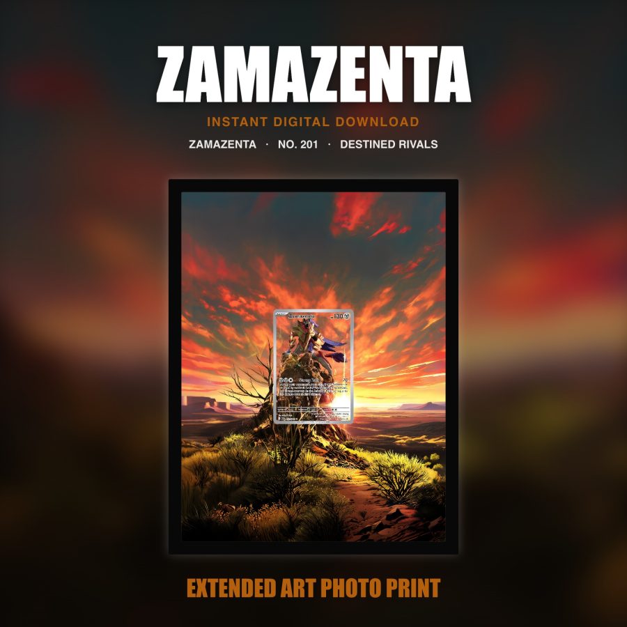 Zamazenta #201 — Destined Rivals (Print Art)