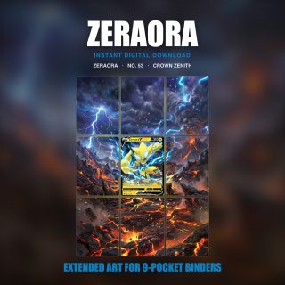 Zeraora #53 — Crown Zenith (Binder Insert)